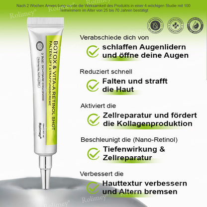 🍀👑✨Jetzt jugendliche Haut zurückgewinnen 💫Rolimey® Botox & Vita-A Retinol Shot Falten-Lift Straffungscreme