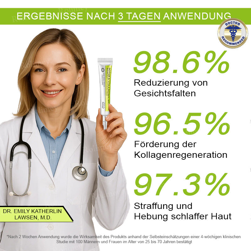 🍀👑✨Jetzt jugendliche Haut zurückgewinnen 💫Rolimey® Botox & Vita-A Retinol Shot Falten-Lift Straffungscreme